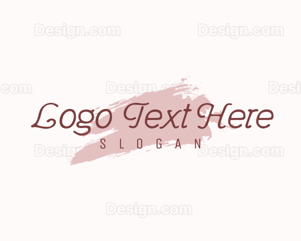 Beauty Salon Wordmark Logo