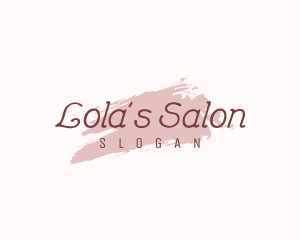 Beauty Salon Wordmark  logo design