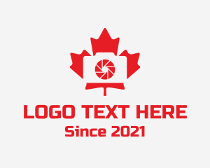 Photograph - Maple Leaf Camera logo design