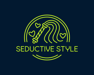 Sexy Erotic Whip   logo design