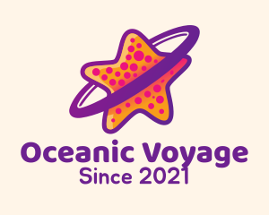 Colorful Starfish Orbit  logo design