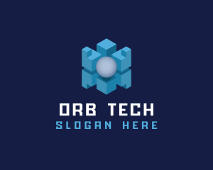 Isometric Cube Sphere logo