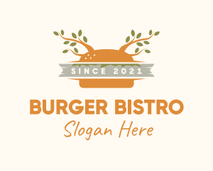 Vegan Hamburger Banner logo