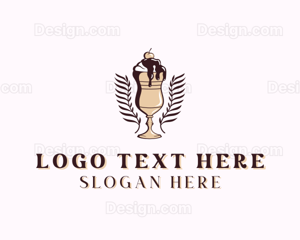 Sweet Ice Cream Dessert Logo