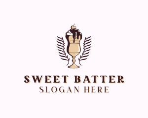 Sweet Ice Cream Dessert logo design