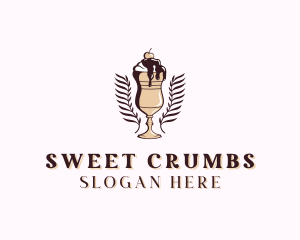 Sweet Ice Cream Dessert logo design