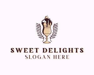 Sweet Ice Cream Dessert logo design