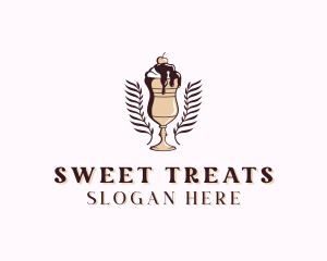 Sweet Ice Cream Dessert logo design