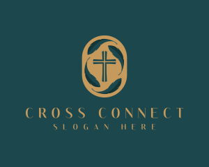 Religion Cross Church logo design