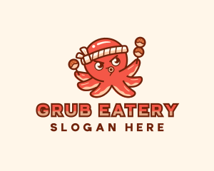 Takoyaki Octopus Restaurant logo design