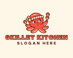 Takoyaki Octopus Restaurant logo design