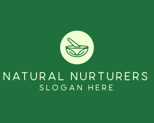 Green Natural Pharmacy logo design