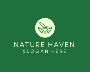 Green Natural Pharmacy logo design