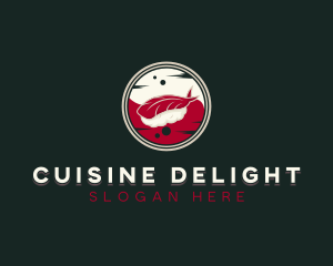 Sushi Culinary Gourmet logo design