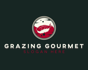 Sushi Culinary Gourmet logo design