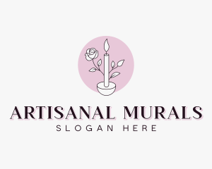 Aromatherapy Candle Decor logo design