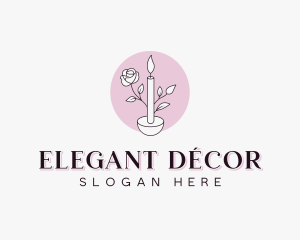 Aromatherapy Candle Decor logo design