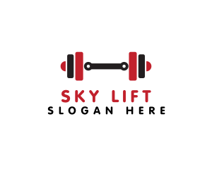 Weights Bodybuilding Fitness logo design