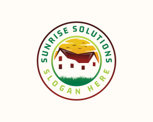 Sun House Property logo design