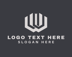 Geometric Startup Letter W  logo