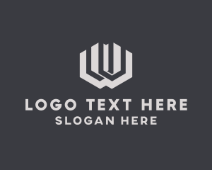 Geometric Startup Letter W  logo