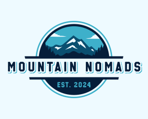 Travel Mountain Adventure logo design