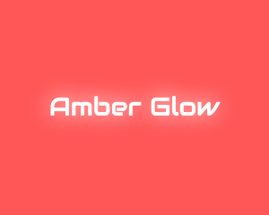 Neon Glow Text logo design