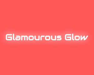 Neon Glow Text logo design