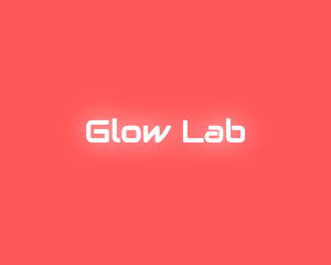 Neon Glow Text logo