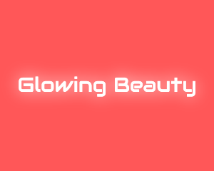 Neon Glow Text logo