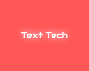 Neon Glow Text logo