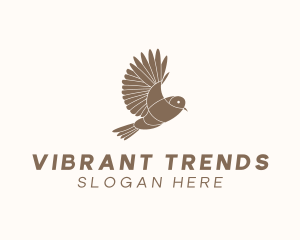 Colorful Bird Finch logo