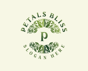 Wellness Herbal Leaves logo design