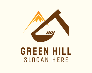 Excavation Arm Hill  logo design