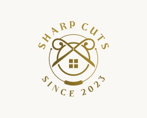 Scissors Tailoring House logo design