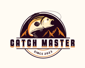 Fishing Bait Ocean logo design