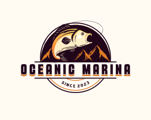 Fishing Bait Ocean logo design