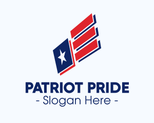 Modern American Flag logo