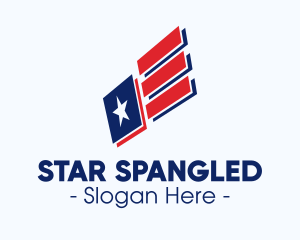 Modern American Flag logo