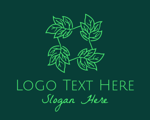 Green Leaves Herb logo