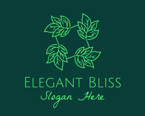 Green Leaves Herb logo