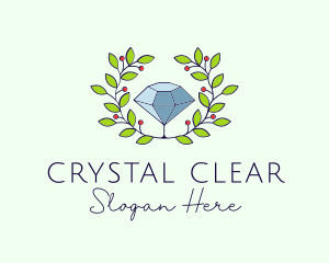 Natural Crystal Jewelry logo design