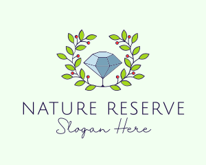 Natural Crystal Jewelry logo design