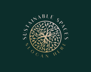 Landscaping Wellness Tree logo design