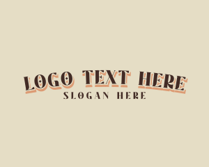 Simple Retro Startup logo