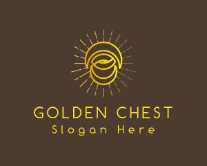 Golden Moon Eye logo design