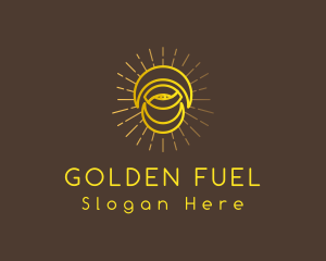 Golden Moon Eye logo design