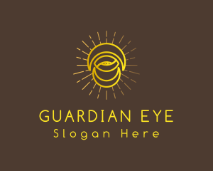 Golden Moon Eye logo design