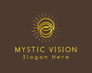 Golden Moon Eye logo design