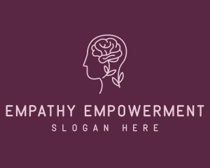 Psychology Nature Therapy Wellness logo design